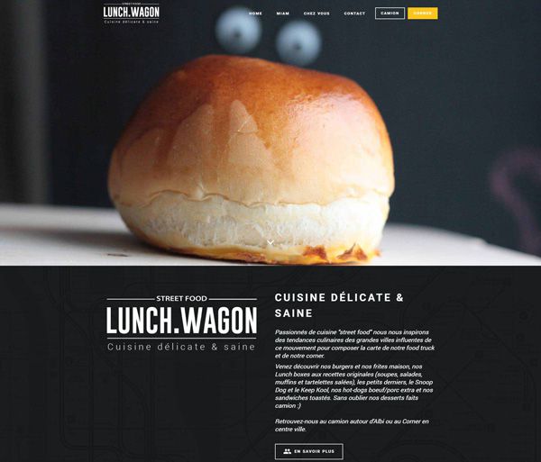 lunch wagon - site internet
